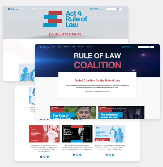 Act4 rule of law website on drugs and crime